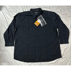 5.11 Tactical Stryke PDU Class A Shirt Black Flex-Tac Ripstop Teflon NWT 4XL T
